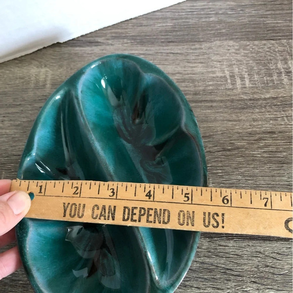 Vtg Blue Mountain Pottery Divided  Dish - Picture 8 of 8